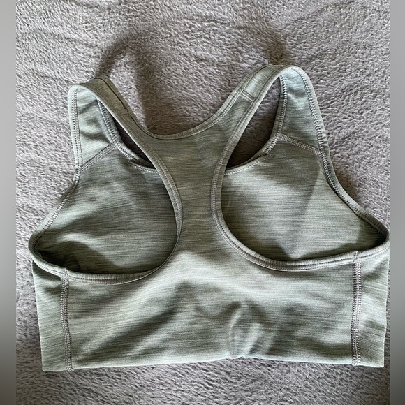 NIKE Grey Sports Bra with Padding - Picture 2 of 2